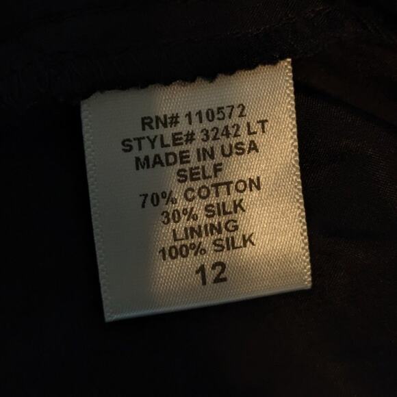 Twelfth Street By Cynthia Vincent Silk Blend Multicolored Patterned Skirt - Picture 7 of 7